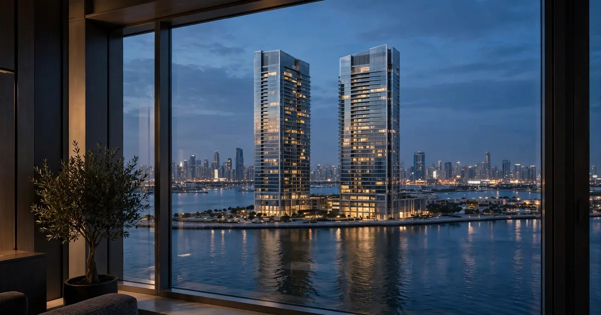 A Dubai trade licence application beside a detailed comparison table of setup firms in lapis blue and gold tones